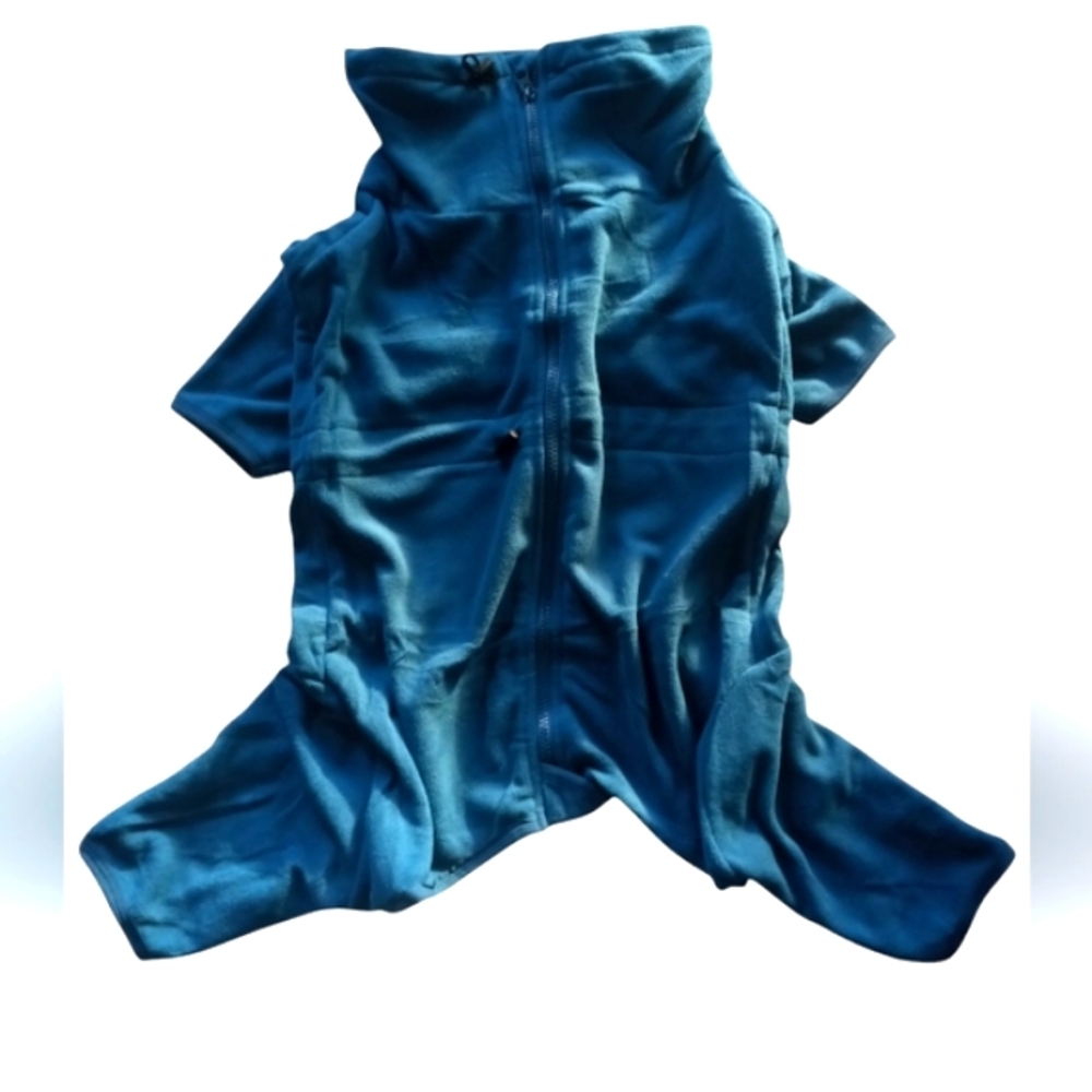 Dog NWT Rozkitch Green/Turquoise Soft Fleece Winter Dog Coat Size Large